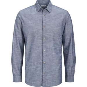 JACK & JONES ESSENTIALS casual overhemd blauw