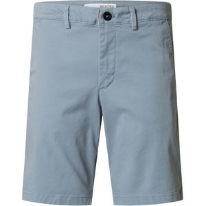 Selected - Slim Miles Flex Short - Lichtblauw - Katoenmix