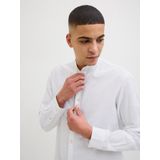 Jack & Jones Langarmhemd JJESUMMER BAND SHIRT LS SN mit Bandkragen