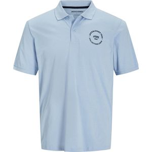 JACK & JONES regular polo lichtblauw