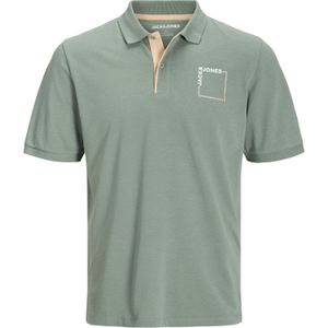 JACK&JONES - JJVERNER - Poloshirt - Iceberg Green Melange - Korte Mouwen