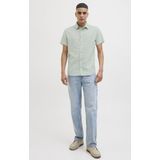 Jack & Jones - Overhemd - Iceberg Green - Katoenmix - Regular Fit