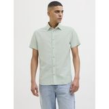Jack & Jones - Overhemd - Iceberg Green - Katoenmix - Regular Fit