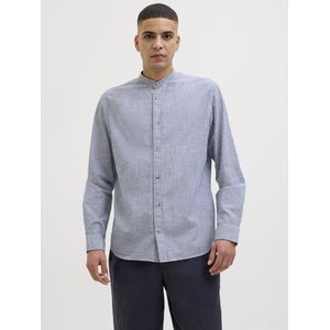 Jack & Jones Langarmhemd »JJESUMMER BAND SHIRT LS SN«, mit Bandkragen