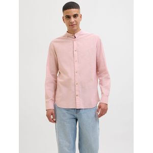 Jack & Jones Langarmhemd »JJESUMMER BAND SHIRT LS SN«, mit Bandkragen