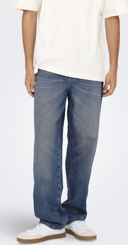 Only&Sons - Jeans - Stonewashed - Loose Fit - 5-Pocket Style