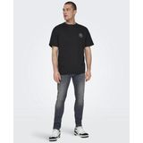 Onsloom - Low Rise Slim Fit - Jeans - Licht Verwassen Dark Denim Look