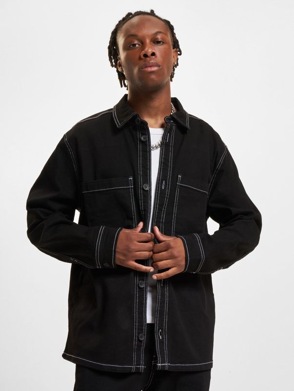 Onsdago - Shacket - Katoen - Kort - Gespreide Kraag - Knoopsluiting