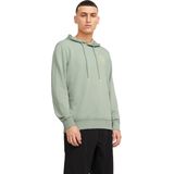 JACK&JONES JJSIMON SWEAT HOOD Heren Trui - Iceberg Green
