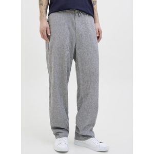 JACK & JONES - JPSTKarl - Chino Broek - Navy/Wit - Loosefit