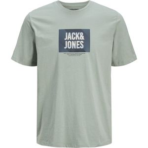 Jack Jones Jjhudson Tee Ss Crew Neck Ln Heren t-Shirt - Iceberg Green