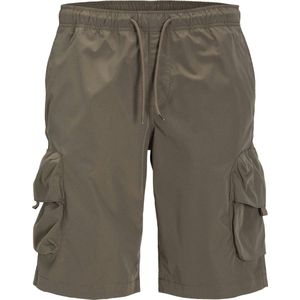 JACK&JONES - JPSTCOLE HART TECH - Cargoshorts - Groen - Ripstop Stof, Relaxed Fit, Cargozakken