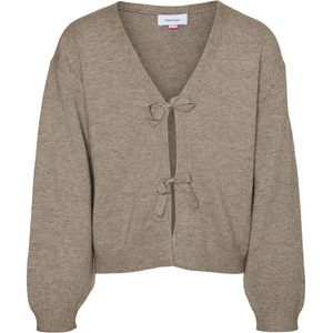 VERO MODA - Vest - V-Hals - Lange Mouwen - Ballonmouwen - Strik Detail - Junior