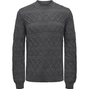 Only & Sons Onswade Reg 5 Struc Crew Neck Knit Heren Trui