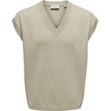Onslusim - Gebreid Gilet - V-Hals - Mouwloos - Relaxed Fit