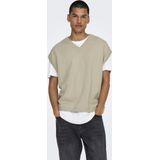Onslusim - Gebreid Gilet - V-Hals - Mouwloos - Relaxed Fit