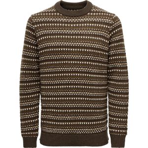Only & Sons - Knitwear - Bruin - Ronde Hals - Heren