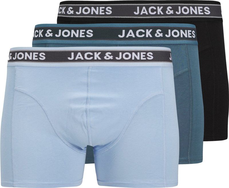 Jack en Jones - Boxershort - Blauw - 95% Katoen 5% Elastaan