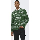 Gebreide Pullover - Zacht - Jacquardstof - Ronde Hals - Lange Mouwen