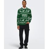 Gebreide Pullover - Zacht - Jacquardstof - Ronde Hals - Lange Mouwen