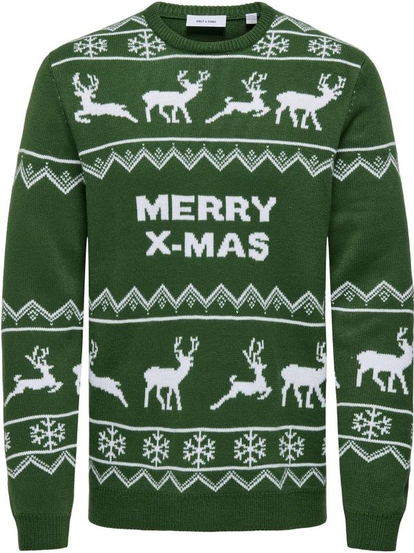 Gebreide Pullover - Zacht - Jacquardstof - Ronde Hals - Lange Mouwen