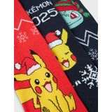 NAME IT - NKMODIS POKEMON 3P - Sokken - Multicolor - 80% Katoen, 17% Nylon, 3% Elastaan
