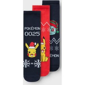 NAME IT - NKMODIS POKEMON 3P - Sokken - Multicolor - 80% Katoen, 17% Nylon, 3% Elastaan