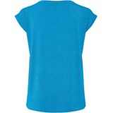 Pieces Pcbillo Tee Lurex Stripes Noos Bc, azuurblauw, M