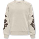 ONLY meisjes kids trui EASTON Birch Chocolate Brown Regular Fit