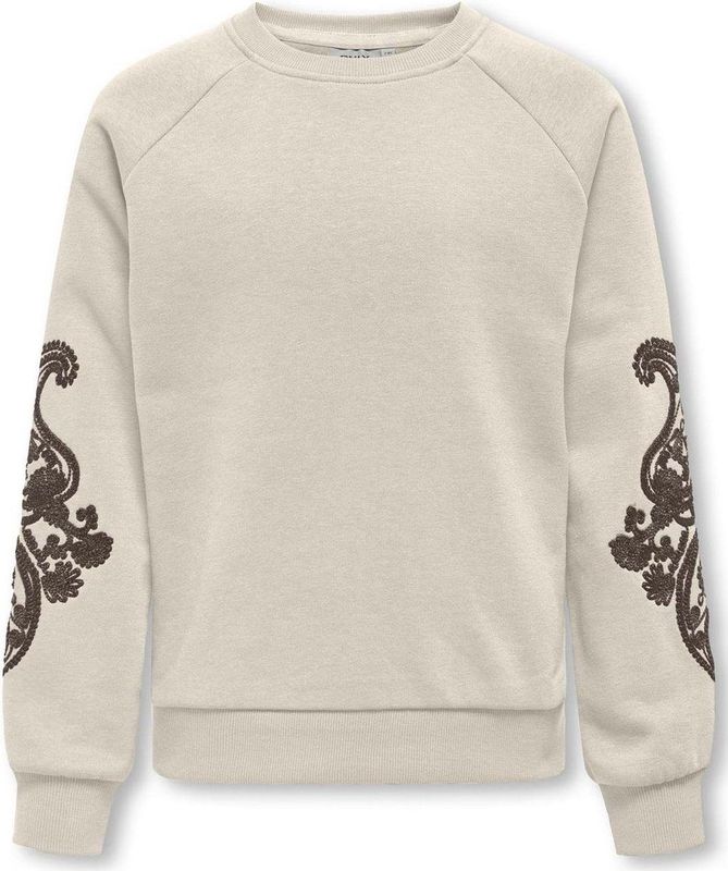 ONLY meisjes kids trui EASTON Birch Chocolate Brown Regular Fit