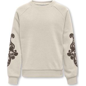 ONLY meisjes kids trui EASTON Birch Chocolate Brown Regular Fit