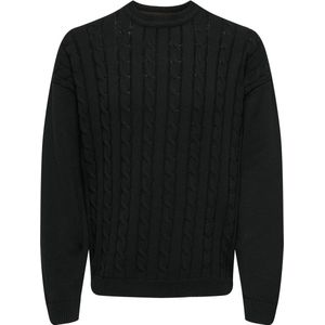 Only & Sons - Onslamard Ds 7 Cable Crew Knit Cs - Heren - Gebreide Truien
