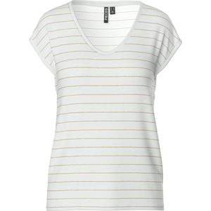 pieces T-shirt PC BILLO met glinsterstrepen