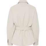 Shacket - V-hals - Knoopsluiting - 50% Gerecycled Polyester - Zwart