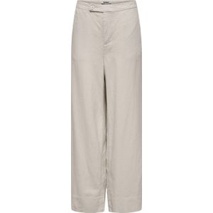 ONLY - ONLCARO - Casual Broek - Beige - Wide Leg High Waist