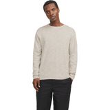 Jack & Jones Trui Jjesummer Knit Crew Neck Sn 12269631 Crockery/white Mannen Maat - L