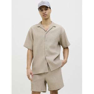 Jack & Jones - JJMASSIMO RESORT - Overhemd - Beige - Comfort Fit