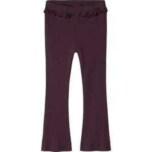 Name It - Flared broek Nilla - Plum Perfect