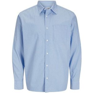 JJECODY POPLIN Shirt LS SN, Cashmere Blue, L