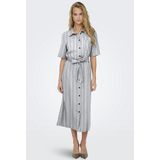 ONLY - ONLCARO LINEN BELT DRESS - Dames - Maxi Jurk - Katoen