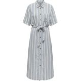 ONLY - ONLCARO LINEN BELT DRESS - Dames - Maxi Jurk - Katoen