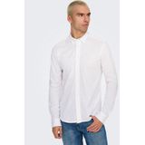 Overhemd - Katoen - Lange Mouwen - Slim Fit - Overhemd Kraag