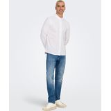 Overhemd - Katoen - Lange Mouwen - Slim Fit - Overhemd Kraag