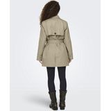Jacqueline de Yong - Trenchcoat - Taupe - Polyester