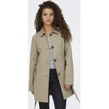 Jacqueline de Yong - Trenchcoat - Taupe - Polyester