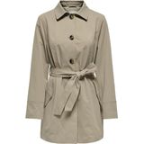 Jacqueline de Yong - Trenchcoat - Taupe - Polyester