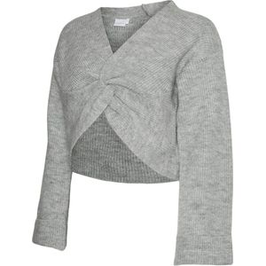 Mamalicious - Zwangerschapstrui - Gemeleerd - V-hals - Lange Mouwen