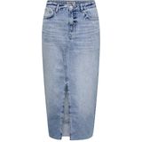 ONLY Midi Rok Onlella Tai518 - Lichtblauw Jeans - Voor Dames