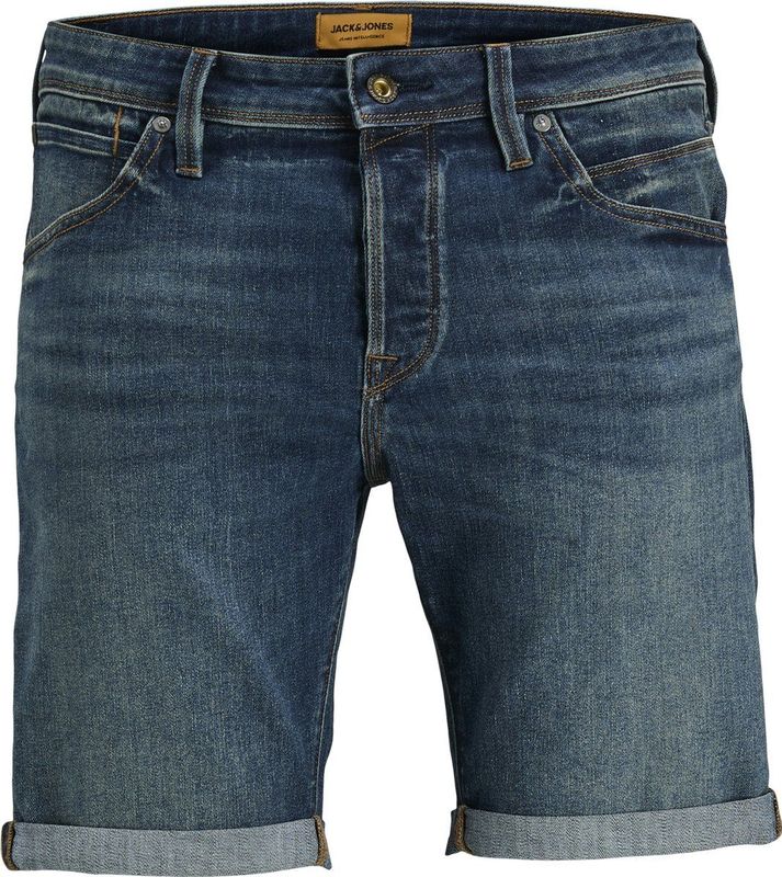 JACK & JONES - JJIRICK JJFOX - Korte Broeken - Blauw - Denim
