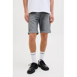 Jack en Jones - Grey Denim Short - Grijs - Katoen/Polyester
